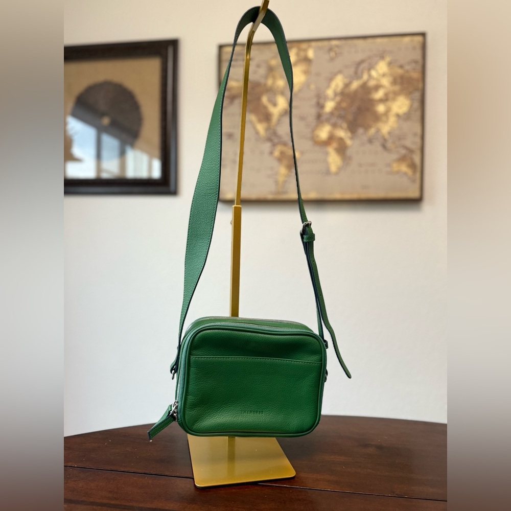 The Horse green leather cross body bag